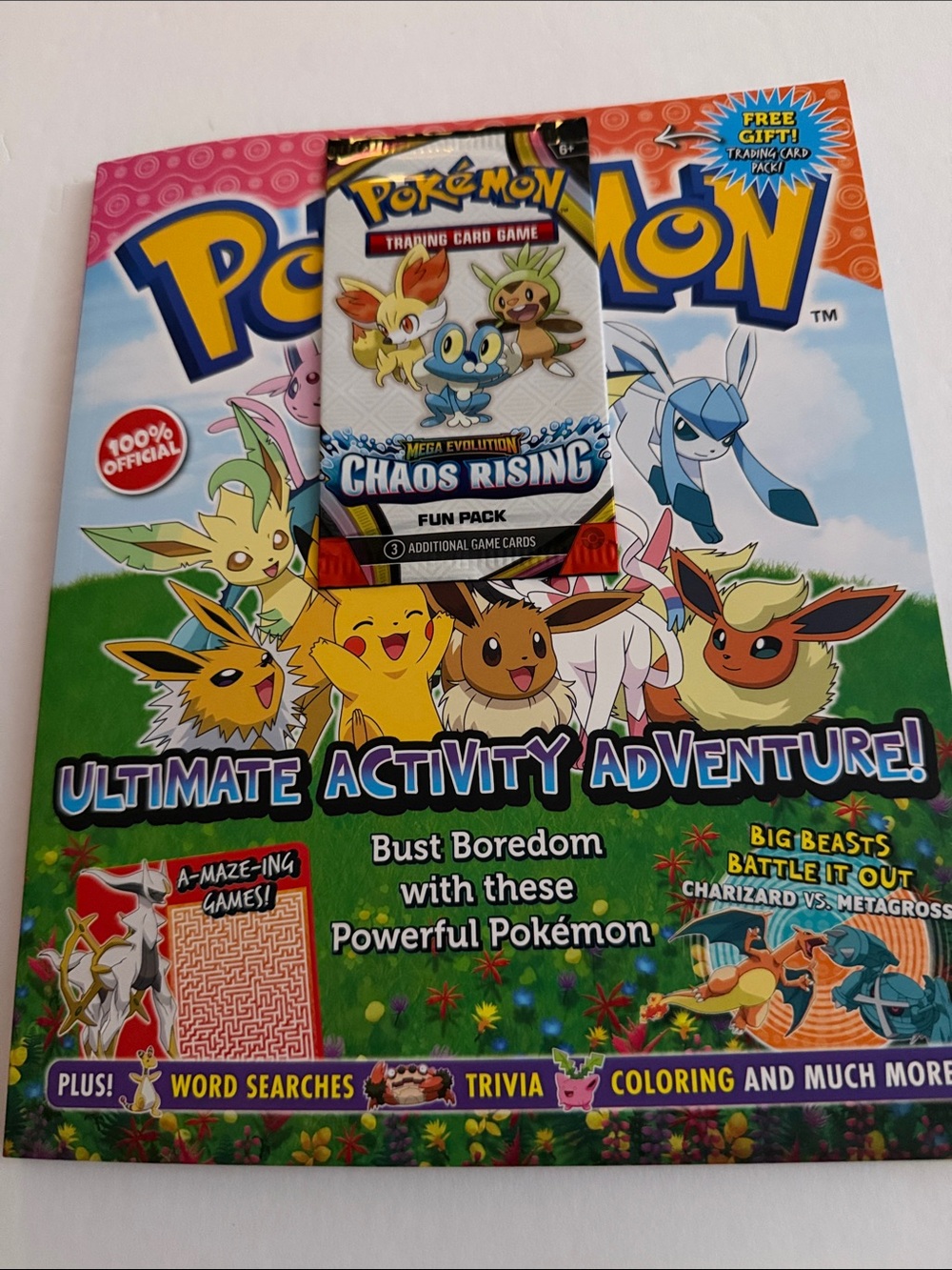 Pokémon Ultimate Activity Adventure! Activity Book with Chaos Rising Fun Pack -